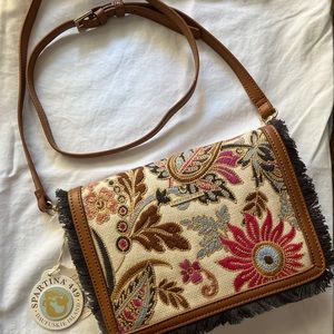 Spartina 449 Barbee Floral Clutch Crossbody